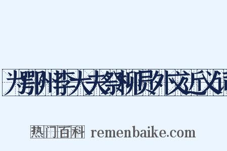 为鄂州李大夫祭柳员外文近义词是什么意思的图片